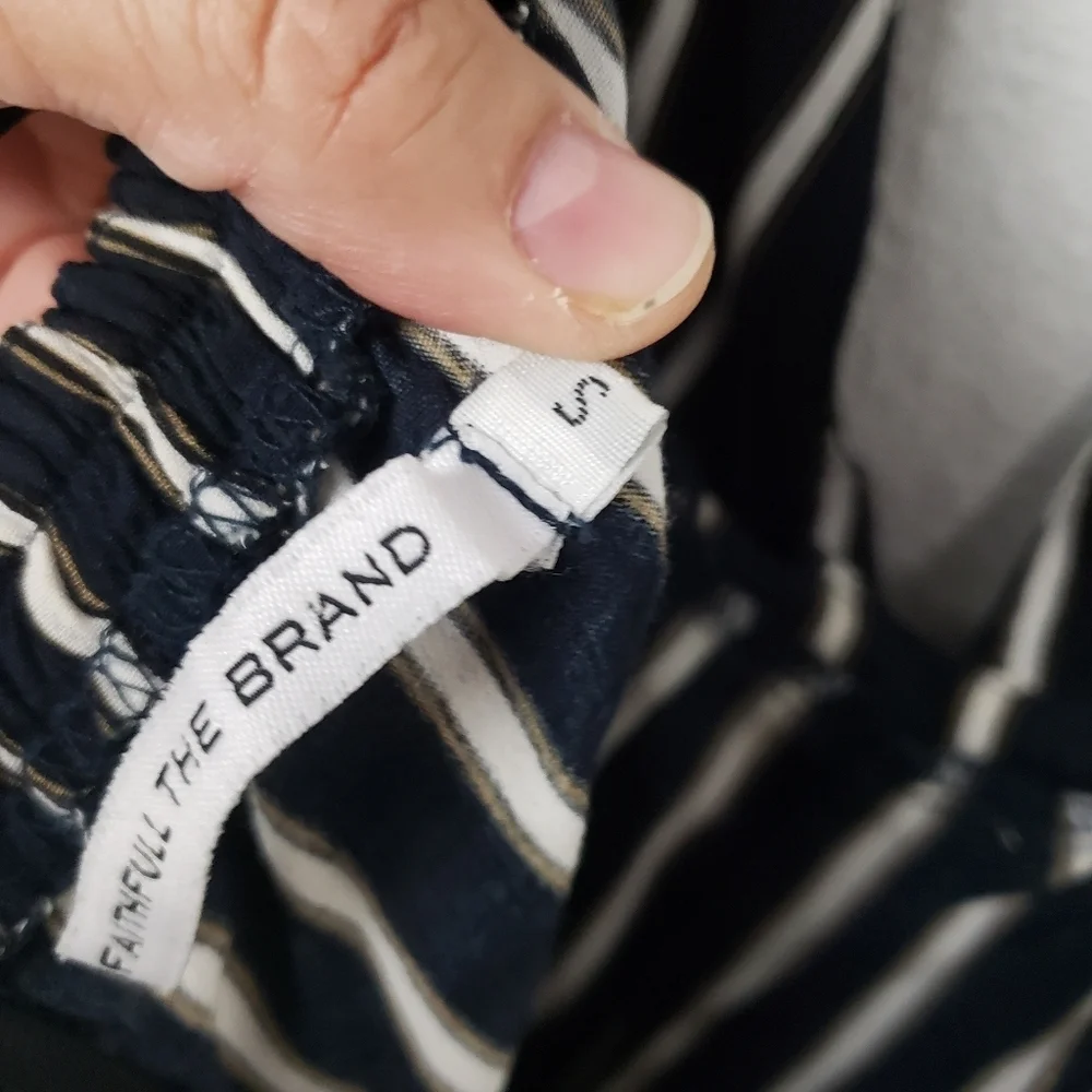 Faithfull the Brand striped jumpsuit S - Picture 7 of 13